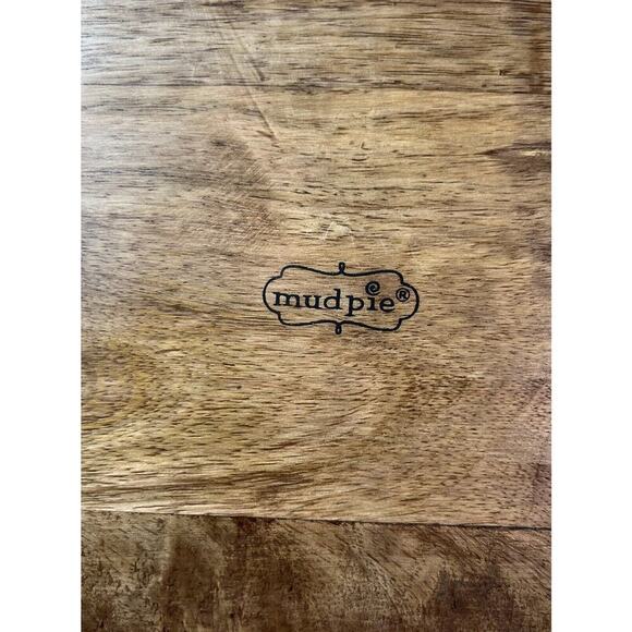 Mud Pie Cutting‎ Board Cheese Appetizer Charcuterie With Word EAT - Picture 9 of 11